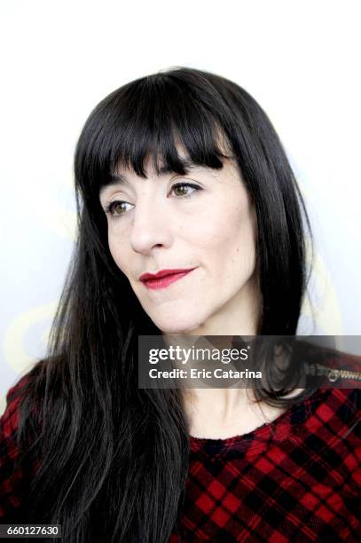 Actress Romane Bohringer is photographed for Self Assignment on February 17, 2011 in Berlin, Germany.