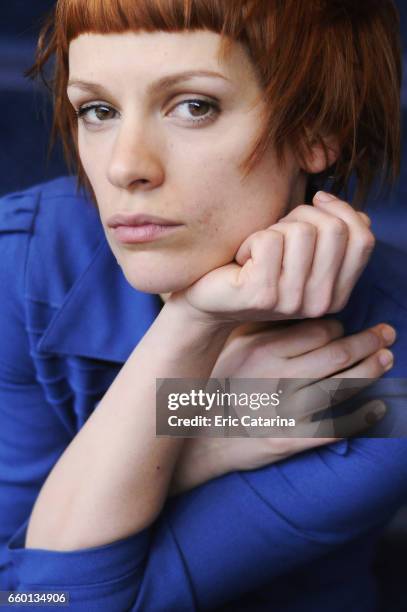 Actress Veerle Baetens is photographed for Self Assignment on February 17, 2011 in Berlin, Germany.