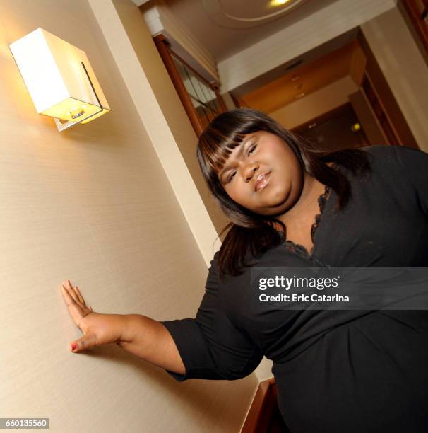 Actress Gabourey Sidibe is photographed for Self Assignment on February 17, 2011 in Berlin, Germany.