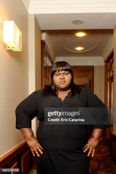 Actress Gabourey Sidibe is photographed for Self Assignment on February 17, 2011 in Berlin, Germany.