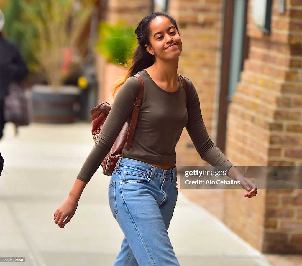 Celebrity Sightings in New York City - March 29, 2017
