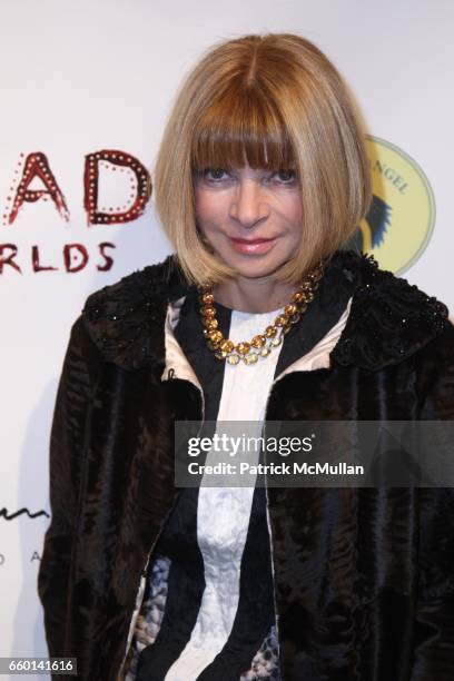 Anna Wintour attends LISA FOX and THE HONORABLE JOHN OLSON AO, AUSTRALIAN CONSUL GENERAL Present the NOMAD: TWO WORLDS Preview Exhibit Hosted by HUGH...