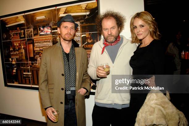 Alex De Rakoff, Mike Figgis and Monet Mazur attend MILK GALLERY and The Photographers’ Gallery Presents Photography Project In New York: Photos by...