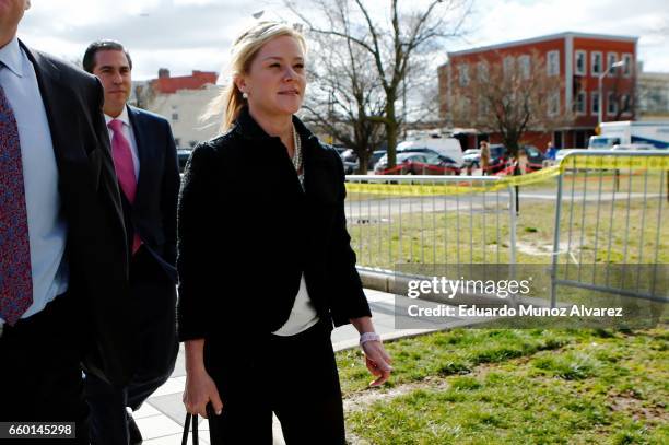 Bridget Anne Kelly, former deputy chief of staff to New Jersey Gov. Chris Christie, arrives at the Martin Luther King, Jr. Federal Courthouse on...