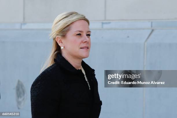 Bridget Anne Kelly, former deputy chief of staff to New Jersey Gov. Chris Christie, arrives at the Martin Luther King, Jr. Federal Courthouse on...