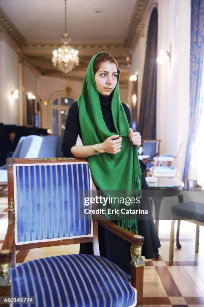 Director Hana Makhmalbaf is photographed for Self Assignment on September 25, 2009 in San Sebastian, Spain.