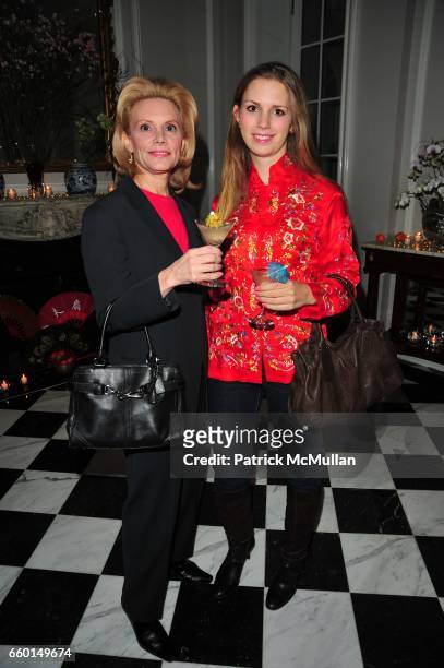 Susan Nagel and Hadley Nagel attend VANESSA NOEL hosts Chinese New Year cocktail party celebrating The Year Of The OX at Vanessa Noel N.Y.C. On...