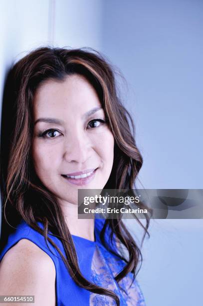 Actress Michelle Yeoh is photographed for Self Assignment on September 25, 2009 in San Sebastian, Spain.