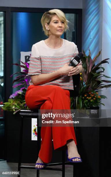 Actress Jenna Elfman attends the Build series to discuss "Imaginary Mary" at Build Studio on March 28, 2017 in New York City.