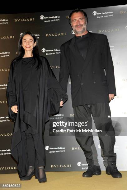 Alessandra Ferri and Fabrizio Ferri attend BVLGARI 125th Anniversary Dinner Celebration - ARRIVALS at Castel Sant'Angelo on May 20, 2009 in Rome,...