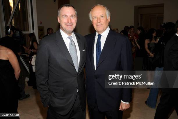 Edward Menicheschi and Nicola Bulgari attend BVLGARI 125th Anniversary - Retrospective Opening at Palazzo delle Esposizioni on May 20, 2009 in Rome,...