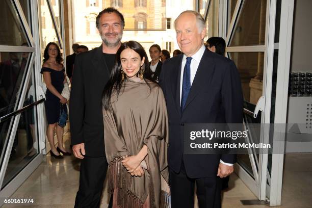 Fabrizio Ferri, Alessandra Ferri and Nicola Bulgari attend BVLGARI 125th Anniversary - Retrospective Opening at Palazzo delle Esposizioni on May 20,...