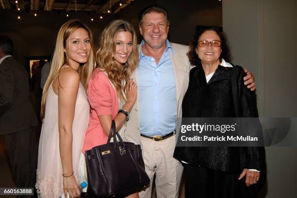 Aline Marquard, Bianca Gubser, Jurg Marquard and Rotraut attend ART 40 BASEL Opening Day with GALERIE GMURZYNSKA at Art Basel Hall 2 on June 9, 2009...