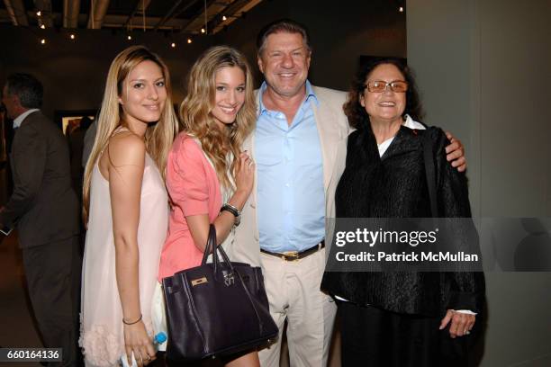 Aline Marquard, Bianca Gubser, Jurg Marquard and Rotraut attend ART 40 BASEL Opening Day with GALERIE GMURZYNSKA at Art Basel Hall 2 on June 9, 2009...