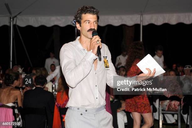 Jorn Weisbrodt attends "Inferno" The 16th Annual WATERMILL CENTER Summer Benefit at The Watermill Center on July 25, 2009 in Watermill, New York.