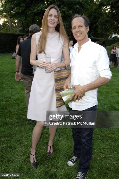 Francesca Esmay and Michael Halsband attend the Longhouse Reserve’s Summer Gala at 133 Hands Creek Road on July 18, 2009 in East Hampton, NY.