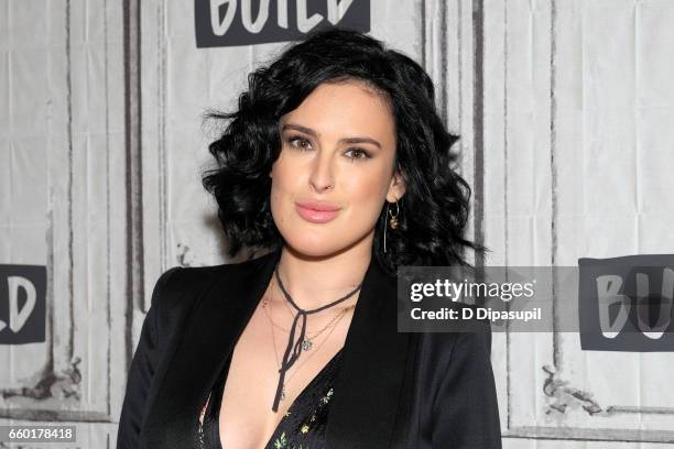 Rumer Willis attends the Build Series to discuss "Empire" at Build Studio on March 29, 2017 in New York City.