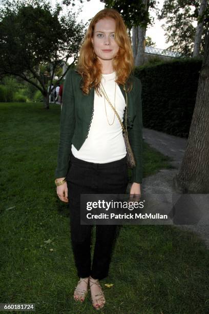 Jessica Joffe attends the Longhouse Reserve’s Summer Gala at 133 Hands Creek Road on July 18, 2009 in East Hampton, NY.