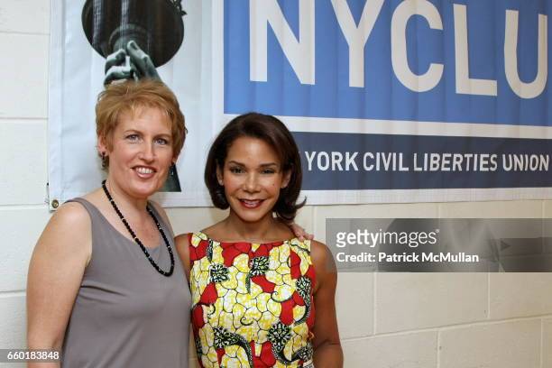 Liz Callaway and Daphne Rubin-Vega attend "Broadway Stands Up For Freedom" - A Concert To Benefit the Youth Programs Of The NYCLU at NYU Skirball...
