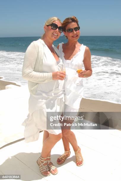 Toby Tobin and Vivian Turner attend FARAONE MENNELLA and BARBARA BALDIERI MARCH host a benefit for "March to the Top" in Malibu at Private Residence...