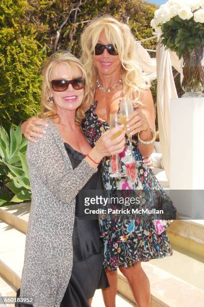 Bobi Leonard and Cindy Landon attend FARAONE MENNELLA and BARBARA BALDIERI MARCH host a benefit for "March to the Top" in Malibu at Private Residence...