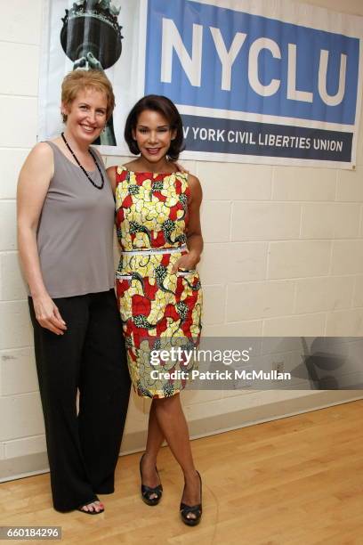 Liz Callaway and Daphne Rubin-Vega attend "Broadway Stands Up For Freedom" - A Concert To Benefit the Youth Programs Of The NYCLU at NYU Skirball...