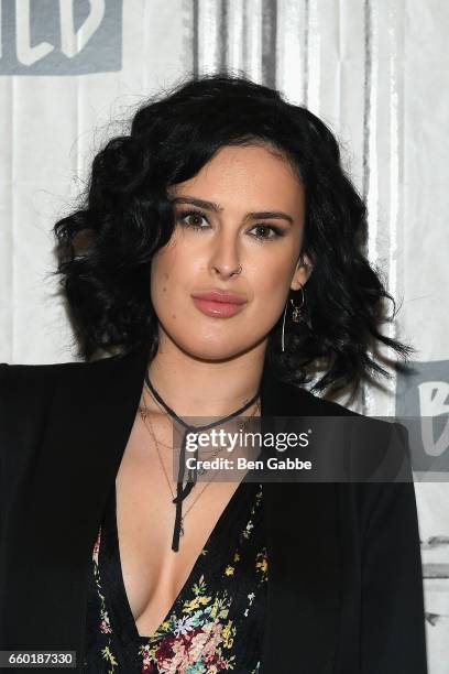 Actress Rumer Willis attends the Build Series to discuss "Empire" at Build Studio on March 29, 2017 in New York City.