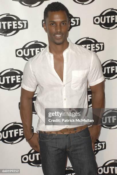 Darryl Stephens attends the 27th Los Angeles Gay And Lesbian Film Festival's Opening Night at Orpheum Theatre on July 9, 2009 in Los Angeles, CA.