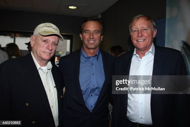 Ric O'Barry, Robert F. Kennedy, Jr. And Jim Clark attend New York Special Screening of THE COVE at Cinema 2 on July 15, 2009 in New York City.