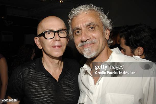 James Gager and Ric Pipino attend M.A.C. Cosmetics Hosts Private Artists’ Studio Celebration For Make-Up Art Cosmetics Collection at Richard Phillips...