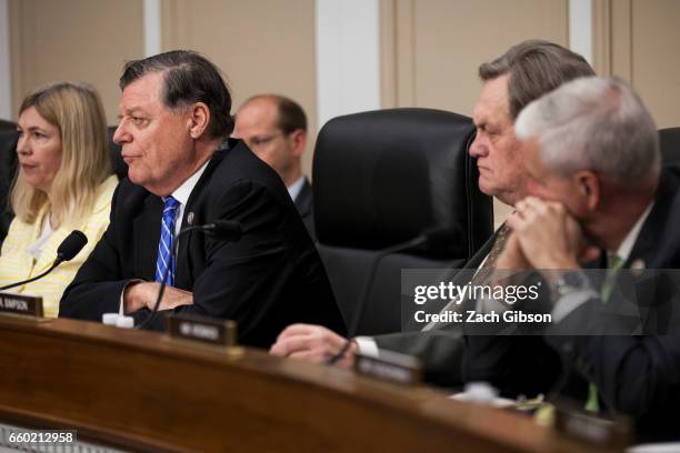 House Labor Health and Human Services, Education, and Related Agencies Subcommittee Chairman Tom Cole speaks during a Labor, Health and Human...