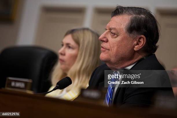 House Labor Health and Human Services, Education, and Related Agencies Subcommittee Chairman Tom Cole speaks during a Labor, Health and Human...