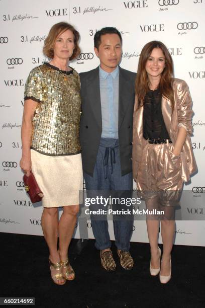 Lisa Love, Philip Lim and Rachel Bilson attend Vogue's 1 Year Anniversary Party For 3.1 Phillip Lim's LA Store at 3.1 Phillip Lim on July 15, 2009 in...