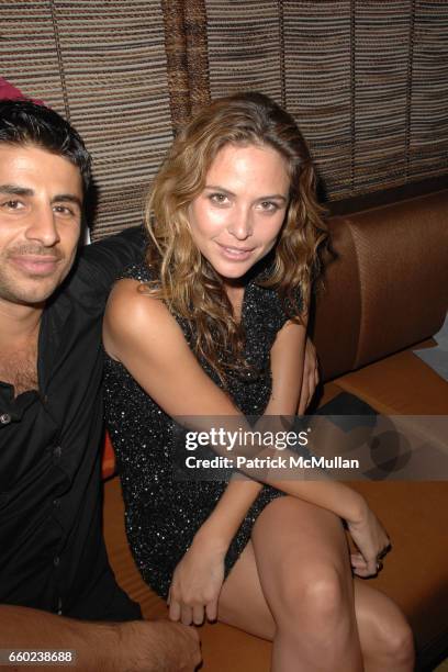 Guest and Josie Maran attend EXPRESS AND RADD CELEBRATES TXT L8TR CAMPAIGN HOSTED BY CIARA AND JOE ZEE at Nobu on July 29, 2009 in West Hollywood,...
