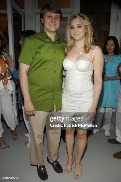 Chris Cox and Andrea Catsimatidis attend the Kickoff Party for the 2009 Alzheimer’s Association Rita Hayworth Gala at a Private Residence on July 31,...