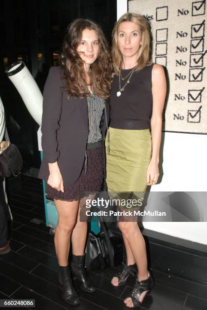 Jessie Cohan and Anastasia Rogers attend UNFRAMED 2009: The Collectors Preview to Benefit ACRIA at 15 Union Park West on June 2, 2009 in New York...