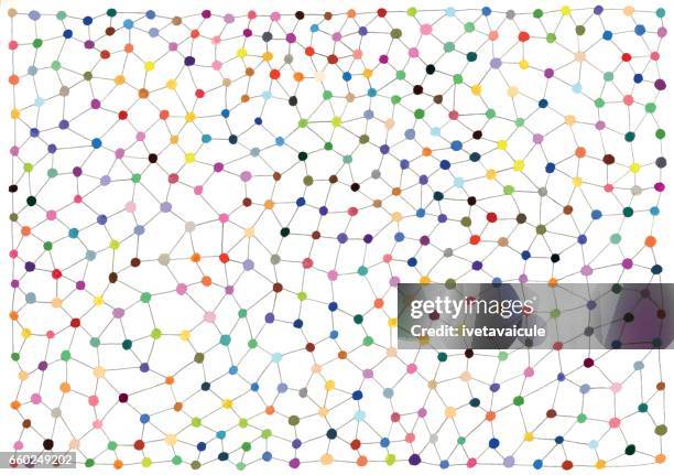 dot to dot network connections pattern - dot network pattern stock illustrations