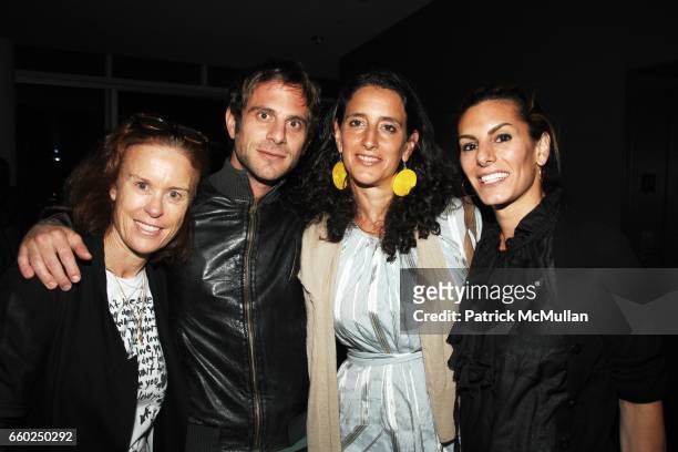 Pamela Hanson, Peter Makebish, Rebecca Chaiken and Sandra Ardito attend HAPPY MASSEE Birthday Party at Cooper Square Hotel Penthouse on June 2, 2009...