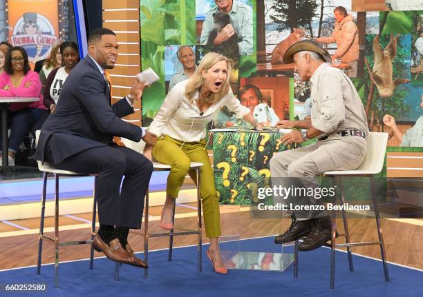 Jack Hanna brings animals from the Columbus Zoo to "Good Morning America," Wednesday, March 29 airing on the Walt Disney Television via Getty Images...