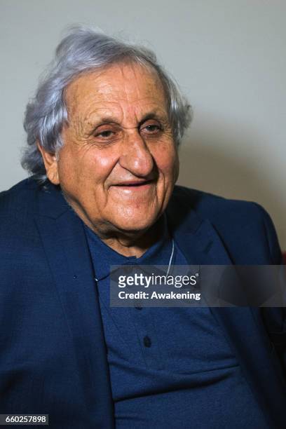 Writer Abraham B. Yehoshua attends the opening ceremony of 'Incroci di Civilta' the Venice Literary Festival on March 29, 2017 in Venice, Italy.