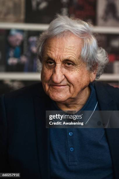 Writer Abraham B. Yehoshua attends the opening ceremony of 'Incroci di Civilta' the Venice Literary Festival on March 29, 2017 in Venice, Italy.