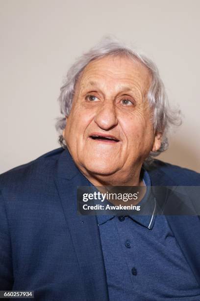 Writer Abraham B. Yehoshua attends the opening ceremony of 'Incroci di Civilta' the Venice Literary Festival on March 29, 2017 in Venice, Italy.