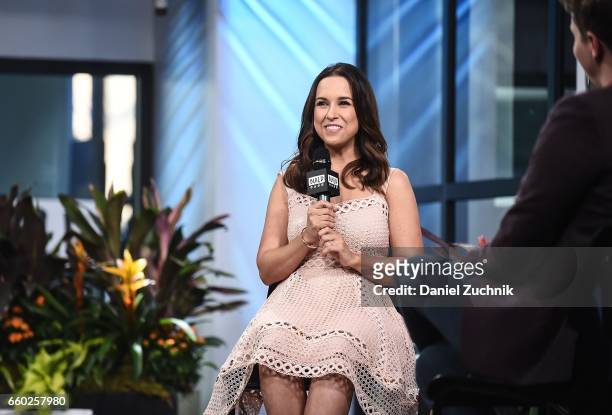 Lacey Chabert attends the Build Series to discuss her show 'Moonlight In Vermont' at Build Studio on March 29, 2017 in New York City.