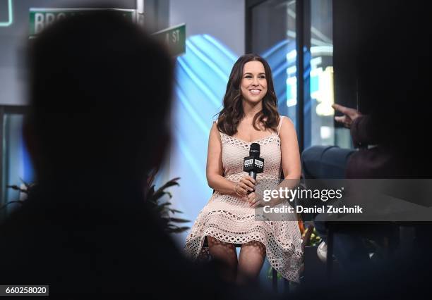 Lacey Chabert attends the Build Series to discuss her show 'Moonlight In Vermont' at Build Studio on March 29, 2017 in New York City.