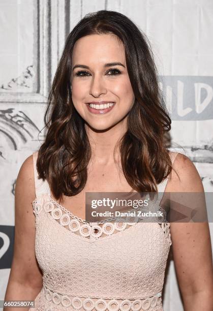 Lacey Chabert attends the Build Series to discuss her show 'Moonlight In Vermont' at Build Studio on March 29, 2017 in New York City.