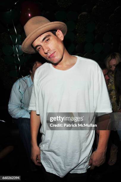 Ethan Browne attends Noel Ashman Birthday Party at Greenhouse NYC on June 25, 2009 in New York City.