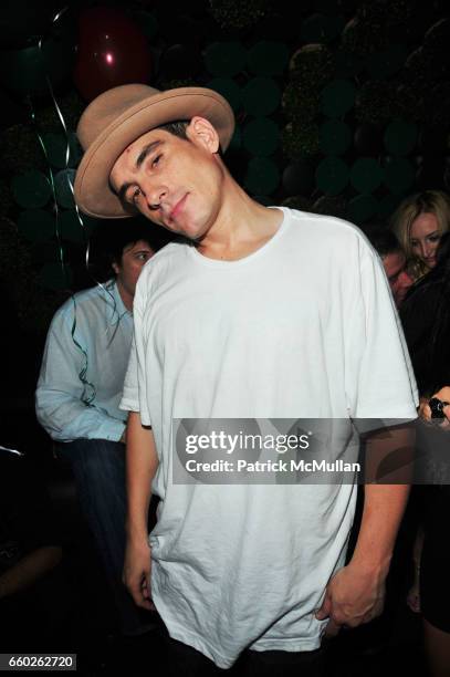Ethan Browne attends Noel Ashman Birthday Party at Greenhouse NYC on June 25, 2009 in New York City.