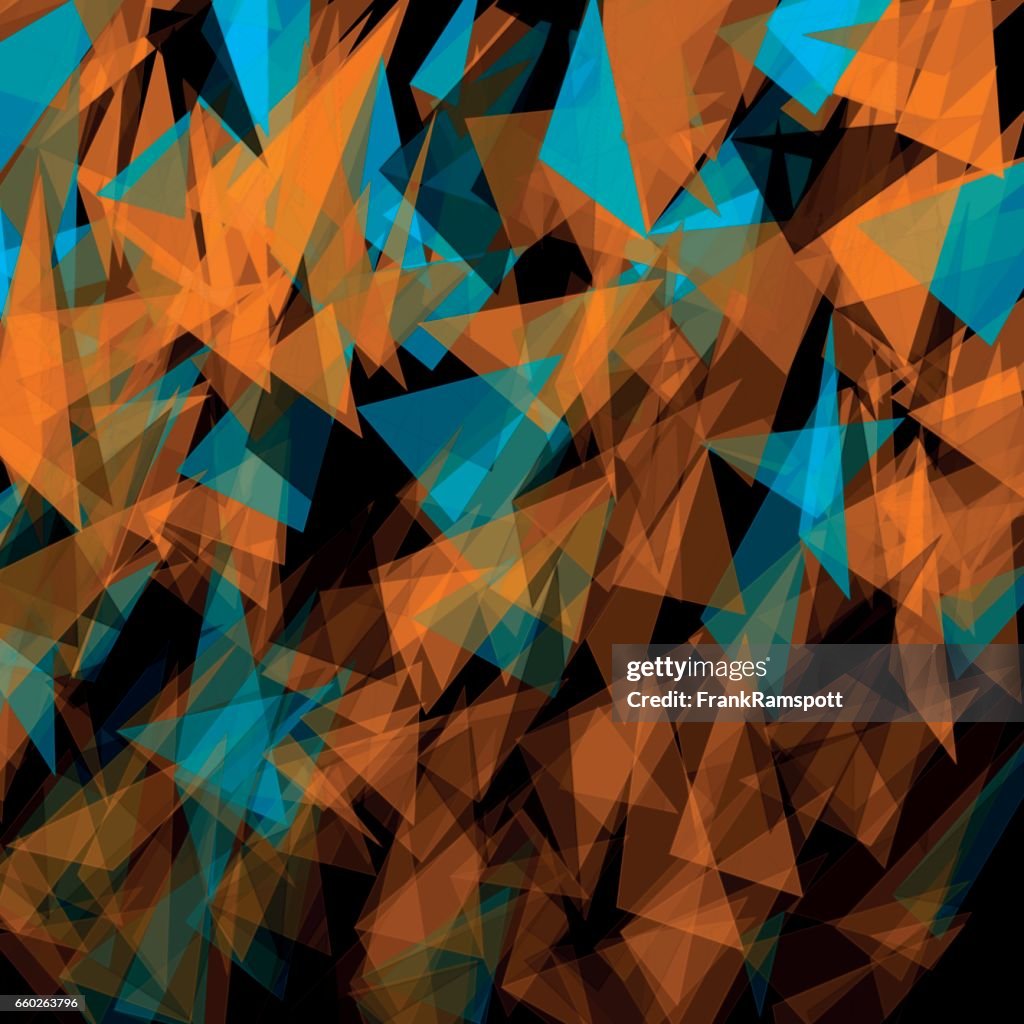 Cave Triangle Geometric Vector Pattern