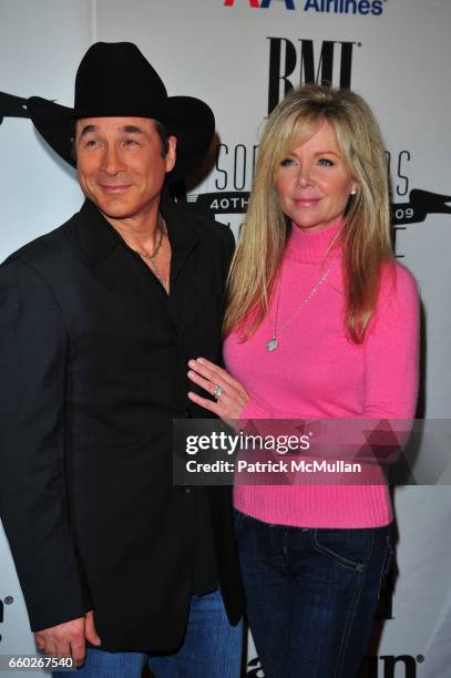 Clint Black and Lisa Black attend Songwriters Hall of Fame 40th Anniversary Induction Ceremony and Gala at Marriott Marquis Hotel NYC on June 18,...