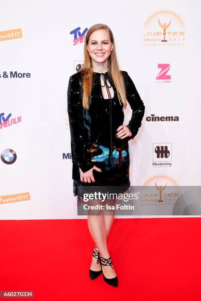 German actress Alicia von Rittberg attends the Jupiter Award at Cafe Moskau on March 29, 2017 in Berlin, Germany.